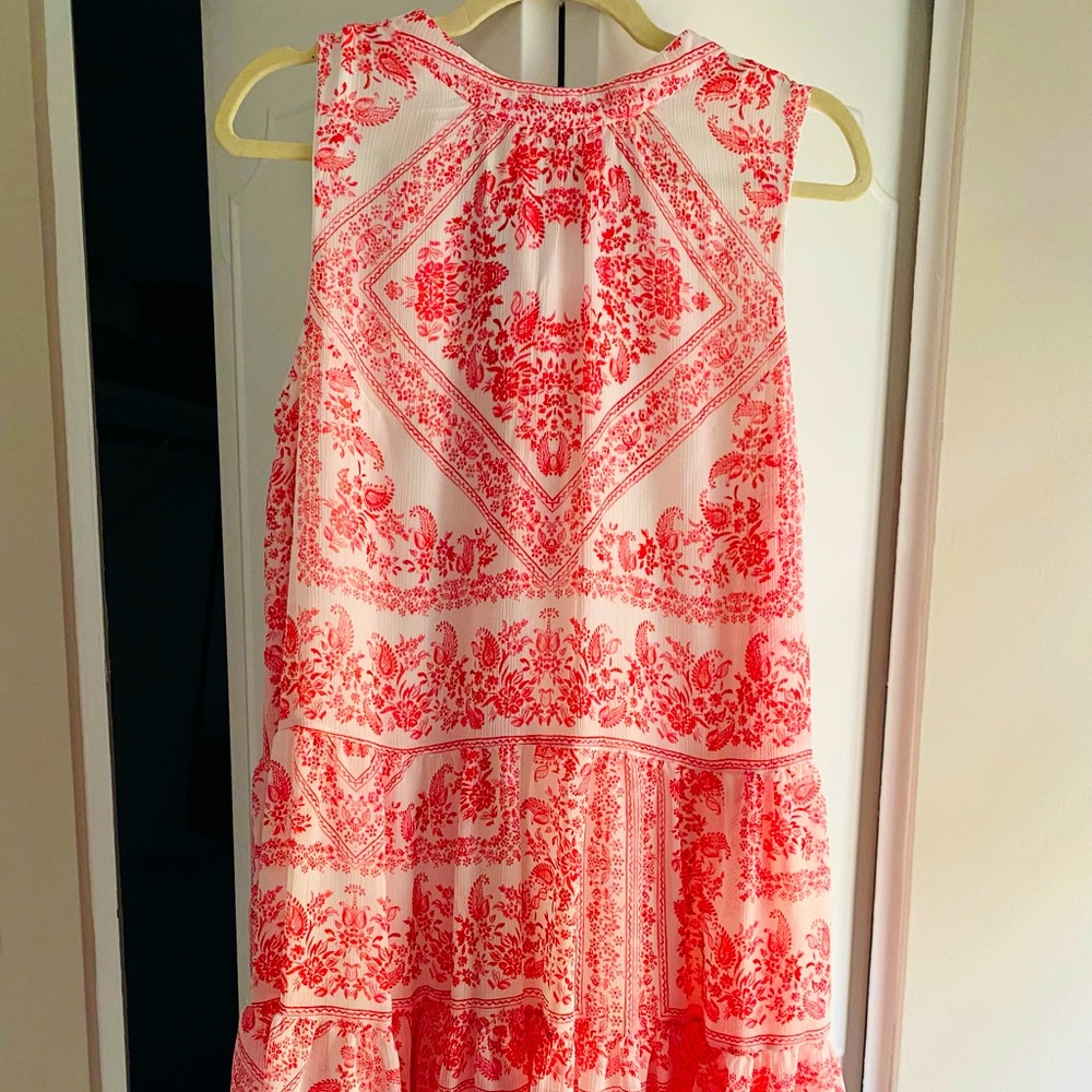 NWT Calvin Klein Pink & White Dress